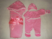 ПРОДАМ комплект на выписку для девочек осень-весна