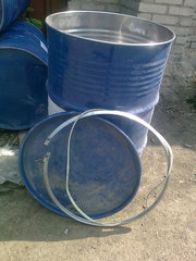 бочка металлическая с крышкой 400 руб.