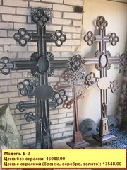 Кресты ритуальные (литые чугунные)