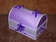 Свадебный сундучок для денег