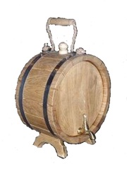 Бочка дубовая, кадушки, декоративные бочата