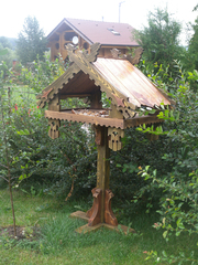 Садовый дизайн. Кормушки для птиц.