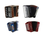 Баяны,  аккордеоны 