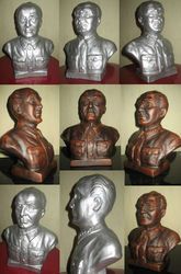 продается коллекция настольных бюстов, 160 шт разных -политики, писате
