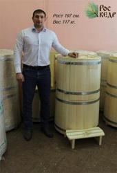 Кедровые бочки (фитобочки), кедропласт, кедропластовые кабины и купели