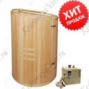 2 комплекта фитобочка «Богатырь» круглый со скосом + парогенератор