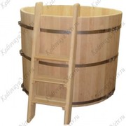 Круглая двухместная купель