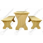 Комплект банный (столик, 2 лавки)