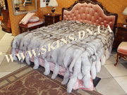 Покрывала из меха, меховые покрывала, эксклюзивный подарок