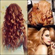 Волосы на заколках,