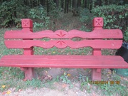 Лавочки и скамейки, материал дерево, с резным рисунком